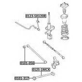 Тяга задняя продольная <b>ASVA 01251MCX</b>