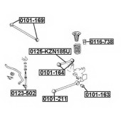 Рычаг независимой подвески колеса, подвеска колеса <b>ASVA 0125KZN185U</b>