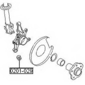 Сайлентблок, рычаг независимой подвески колеса <b>ASVA 0201029</b>