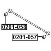 Сайлентблок заднего поперечного рычага (10216022070413000827010, китай) <b>ASVA 0201057</b>