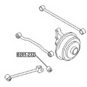 Сайлентблок, рычаг независимой подвески колеса <b>ASVA 0201232</b>