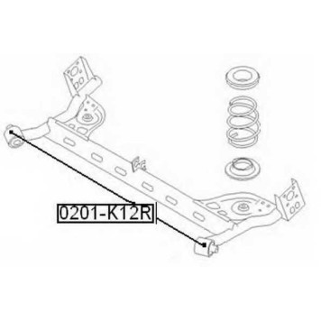 Сайлентблок, рычаг независимой подвески колеса <b>ASVA 0201K12R</b>
