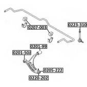 Пыльник шаровой опоры <b>ASVA 0205222</b>