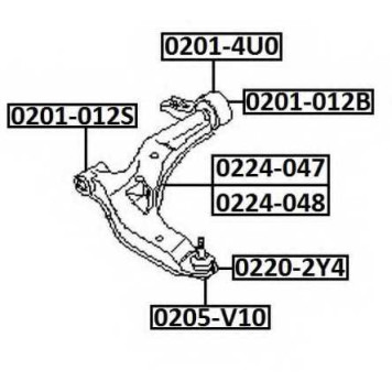 Пыльник шаровой опоры <b>ASVA 0205V10</b>