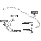 Опора шаровая переднего рычага 0220-109 <b>ASVA 0220109</b>