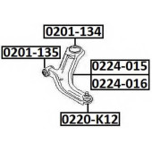 Опора шаровая переднего рычага | перед прав/лев | <b>ASVA 0220-K12</b>