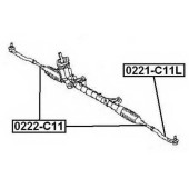 Наконечник рулевой левый <b>ASVA 0221C11L</b>