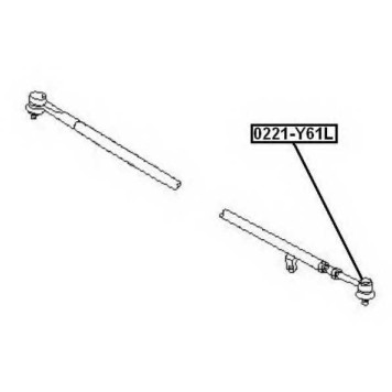 Наконечник поперечной рулевой тяги <b>ASVA 0221Y61L</b>
