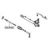 Тяга рулевая / шарнир осевой <b>ASVA 0222B10RS</b>