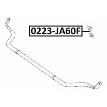 Стойка стабилизатора <b>ASVA 0223JA60F</b>
