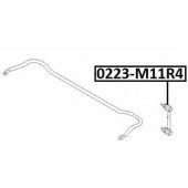 Снят с производства, тяга стабилизатора 4WD | зад прав/лев | <b>ASVA 0223-M11R4</b>