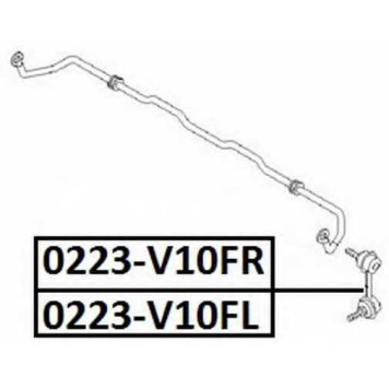 Стойка стабилизатора <b>ASVA 0223V10FR</b>