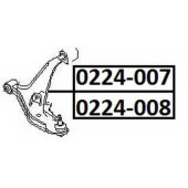 Рычаг передний левый (NISSAN : MAXIMA A32 CEFIRO E32) AKITAK <b>ASVA 0224008</b>