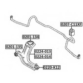 Рычаг независимой подвески колеса, подвеска колеса <b>ASVA 0224014</b>
