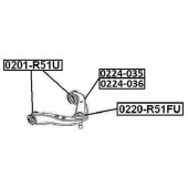Рычаг верхний правый <b>ASVA 0224035</b>