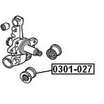 Сайлентблок задней цапфы (1021602206021300024316, китай) <b>ASVA 0301027</b>