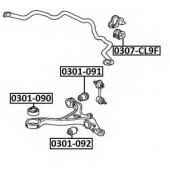 Сайленблок переднего нижнего рычага <b>ASVA 0301092</b>