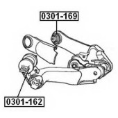 Сайлентблок заднего рычага <b>ASVA 0301162</b>