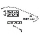 Втулка заднего стабилизатора D14 <b>ASVA 0307040</b>