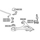 Втулка переднего стабилизатора D24.2 <b>ASVA 0307FDF</b>