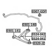 Втулка переднего стабилизатора D22 <b>ASVA 0307GDF</b>
