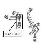 Опора шаровая <b>ASVA 0320313</b>