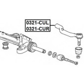 Наконечник рулевой левый <b>ASVA 0321CUL</b>