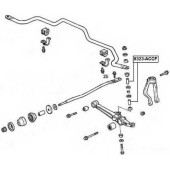 Тяга стабилизатора передняя 0323-ACCF <b>ASVA 0323ACCF</b>