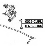 Тяга стабилизатора задняя левая <b>ASVA 0323CURL</b>