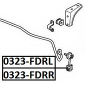 Тяга стабилизатора задняя правая <b>ASVA 0323FDRR</b>