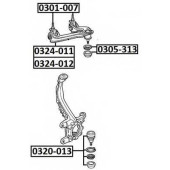 Рычаг независимой подвески колеса, подвеска колеса <b>ASVA 0324011</b>