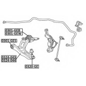 Рычаг независимой подвески колеса, подвеска колеса <b>ASVA 0324044</b>