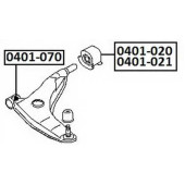 Сайлентблок, рычаг независимой подвески колеса <b>ASVA 0401020</b>