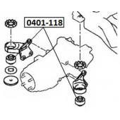 Снят с производства, сайлентблок крепления редуктора | зад прав/лев | <b>ASVA 0401-118</b>