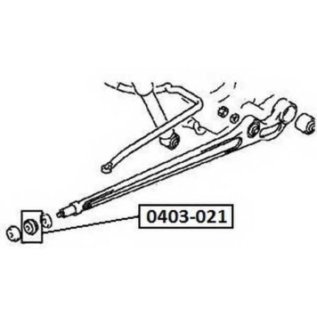 Ремкомплект, опора стойки амортизатора <b>ASVA 0403021</b>