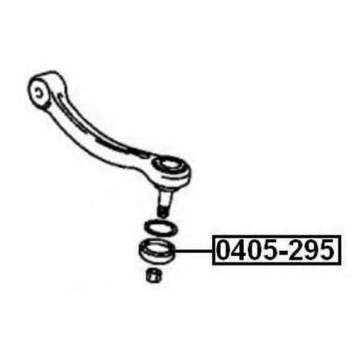 Ремонтный комплект, несущие направляющие шарниры <b>ASVA 0405295</b>