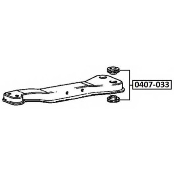 Втулка, стабилизатор <b>ASVA 0407033</b>