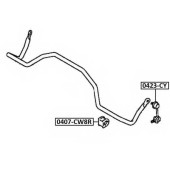 Втулка заднего стабилизатора D20 <b>ASVA 0407CW8R</b>