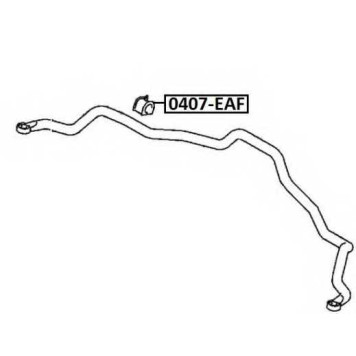 Втулка, стабилизатор <b>ASVA 0407EAF</b>