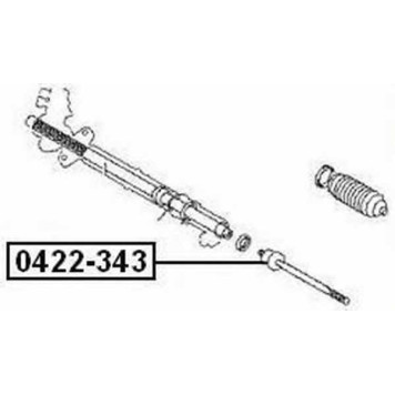 Тяга рулевая <b>ASVA 0422343</b>