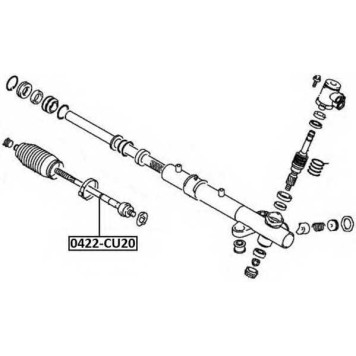 Тяга рулевая (MITSUBISHI AIRTREK CU2WCU4WCU5W 20 <b>ASVA 0422CU20</b>