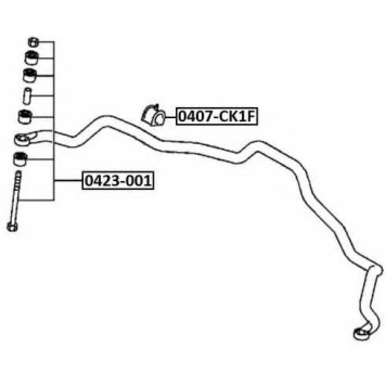 Стойка стабилизатора <b>ASVA 0423001</b>