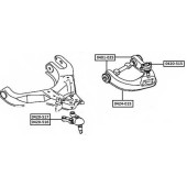 Рычаг независимой подвески колеса, подвеска колеса <b>ASVA 0424015</b>