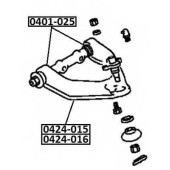 Рычаг независимой подвески колеса, подвеска колеса <b>ASVA 0424016</b>