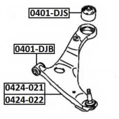 Рычаг передний правый <b>ASVA 0424021</b>
