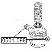 Подвеска, рычаг независимой подвески колеса <b>ASVA 0501098</b>