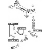 Сайлентблок, рычаг независимой подвески колеса <b>ASVA 0501110</b>