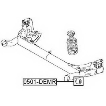 Сайлентблок, рычаг независимой подвески колеса <b>ASVA 0501DEMR</b>