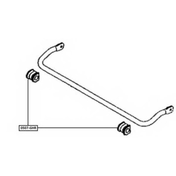 Втулка, стабилизатор <b>ASVA 0507GHR</b>