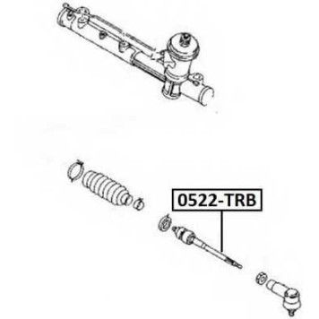 Тяга рулевая <b>ASVA 0522TRB</b>